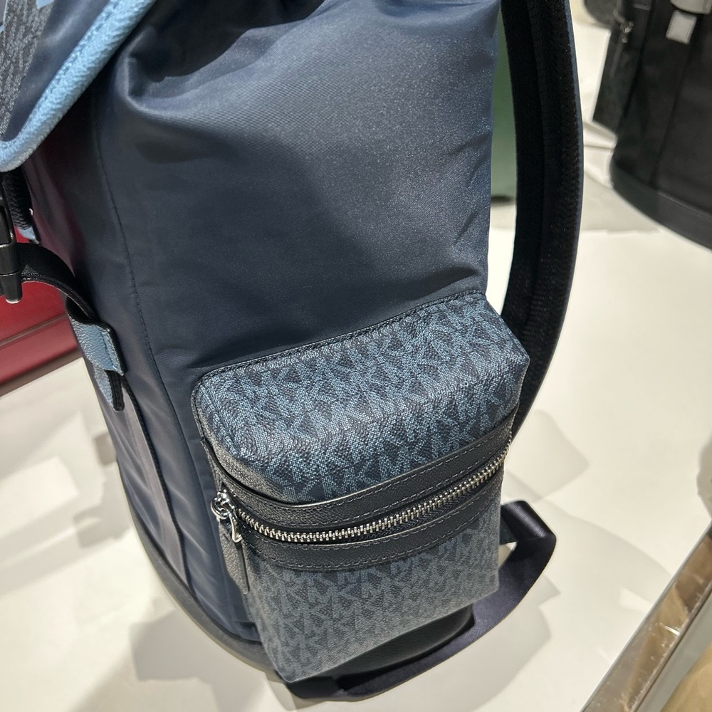 Michael Kors Cooper Large Utility Backpack MK cornflower new in wrap tag - Picture 8 of 12